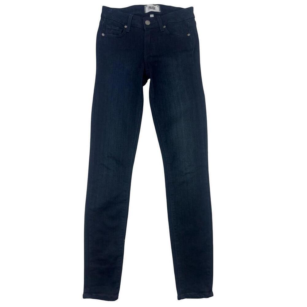 Paige Verdugo Ultra Skinny Dark Wash Blue Jeans Size 24 W | 30 L